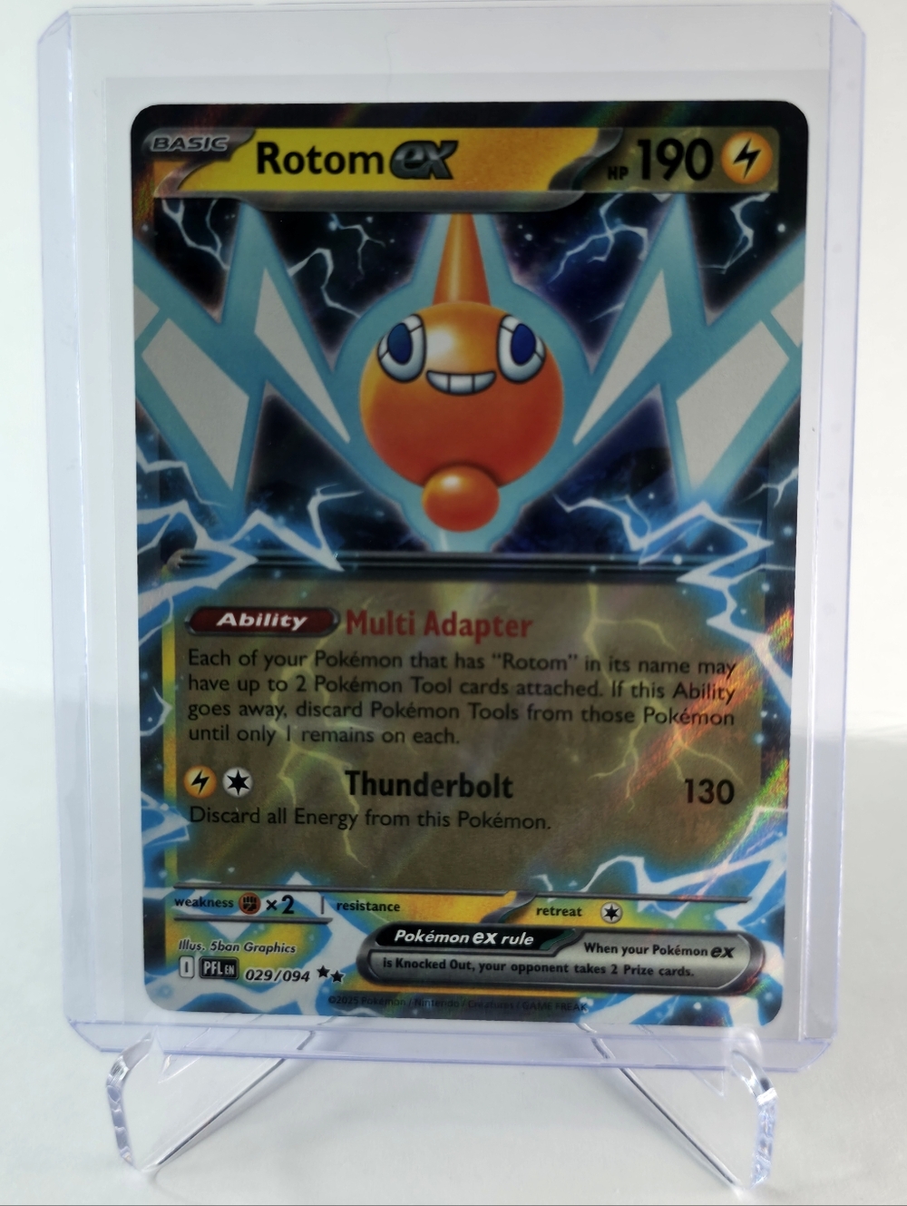 Pokémon TCG - Rotom ex - Phantasmal Flames - Double Rare - 029/094 - Picture 1 of 2